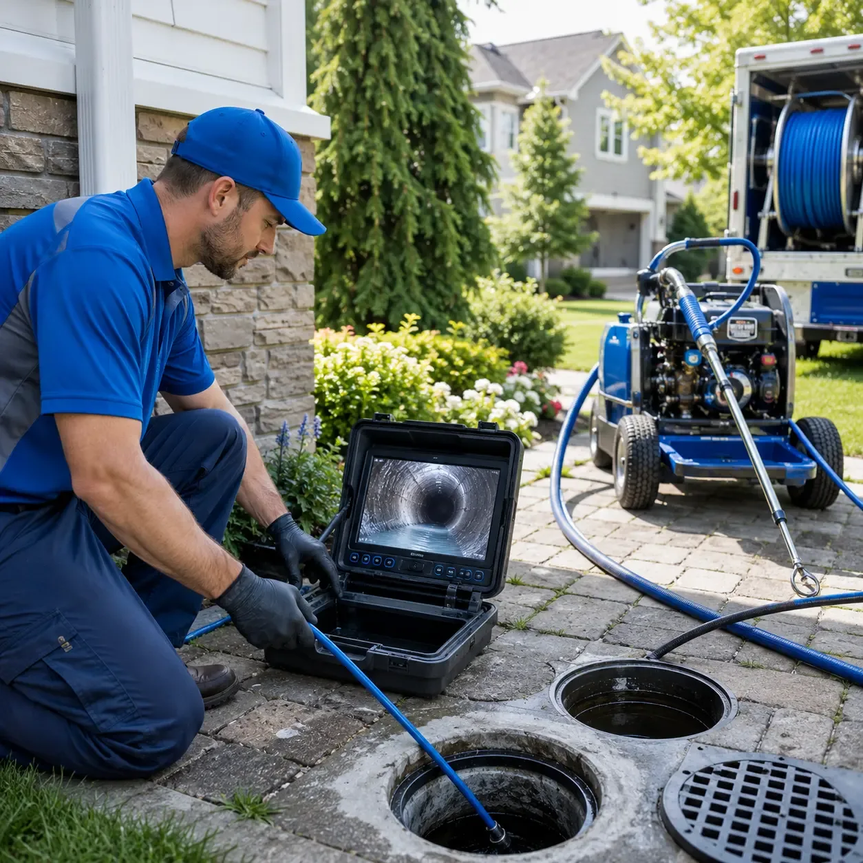 Outdoor drain cleaning professionals serving Lisbon, LA
