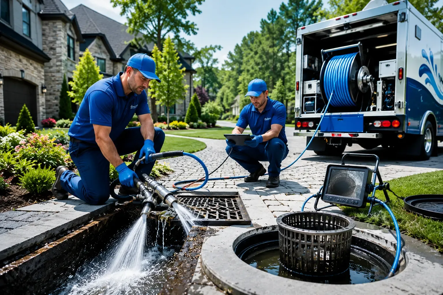 Local outdoor drain cleaning professionals in Lisbon, LA